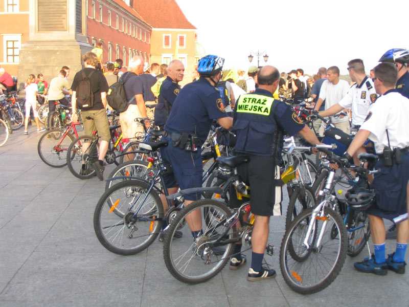 Straż Miejska na rowerach