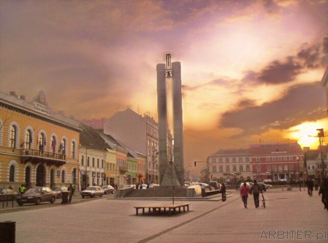 Jeden z głównych placów Cluj Napoca