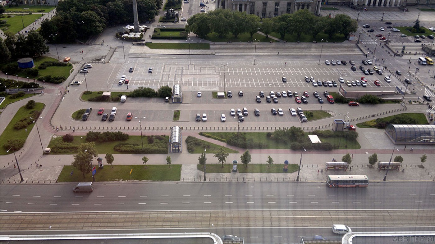 ul. Marszałkowska i parking Universal