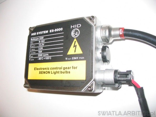 HID Sysetms ES-8000 Electronic control gear for Xenon Lighr bulbs.