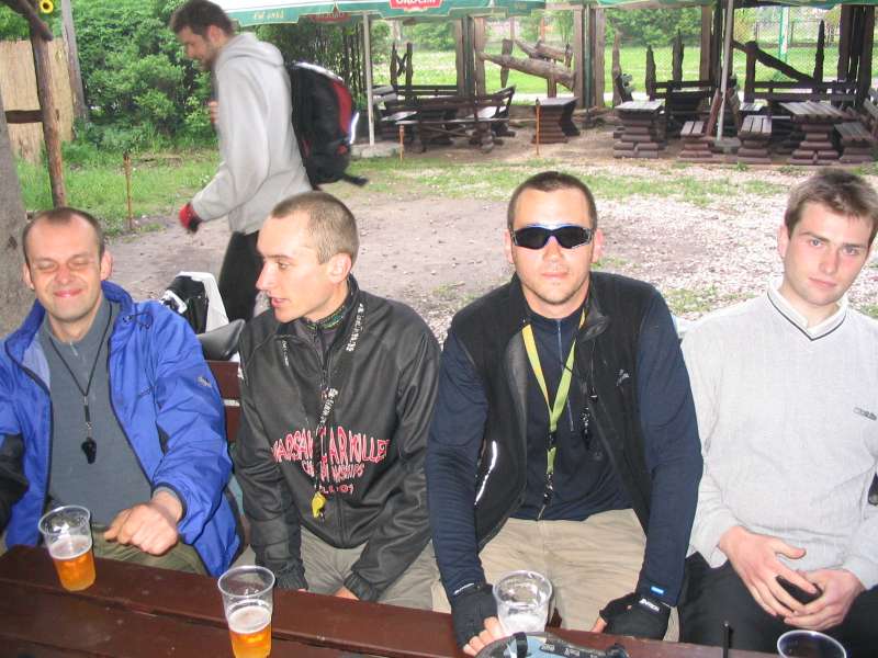 od lewej Paweł (Józek Szyja), Ryba, Bartek z Ursusa (Trafior) , Paweł Ursynów.