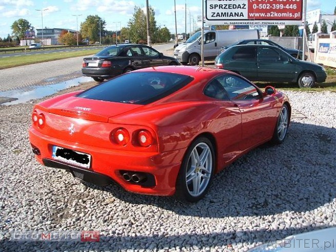Wg internetowych plotek to ten pojazd - Ferrari MODENA 360 F1. Nie jest to informacja ...