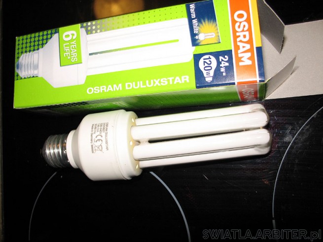 Świetlówka kompaktowa Osram Duluxstar 24W Warm White (ciepły biały) 1500 lumenów ...