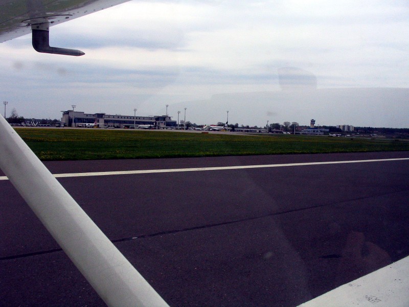Dolecieliśmy do Gdańska - lądujemy na lotnisku pasażerskim