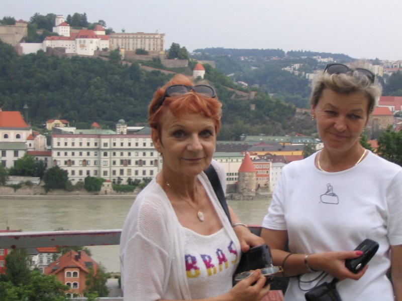 Wycieczka przemieściła się do bawarskiego Passau. U zbiegu rzek Donau, Ilz oraz Inn