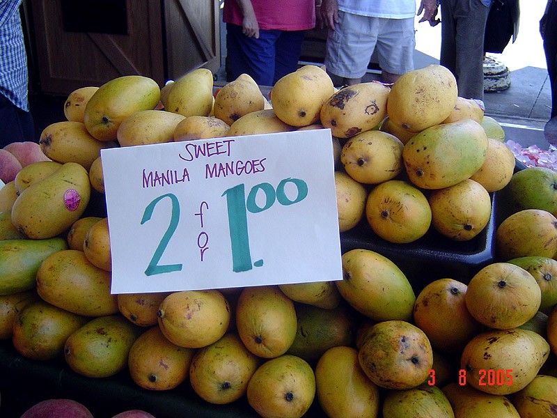 Sweet Manila Mangoes