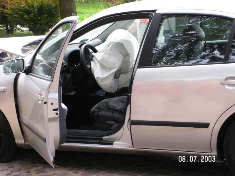 Airbag SRS odpalony