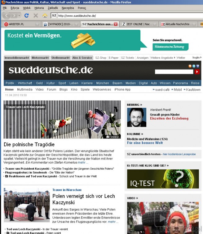 Sueddeutsche - niemiecki dziennik