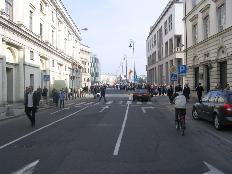 W kierunku Placu Piłsudskiego